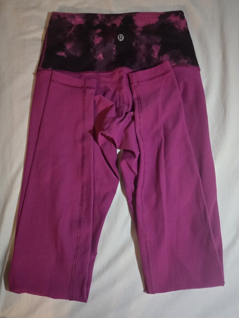 Lululemon Wunder Under Leggings Breezie Regal Plum Black Size 6